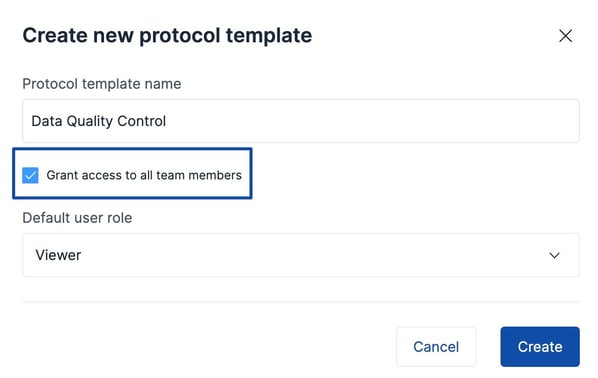 Create New Protocol Template 2024 SciNote