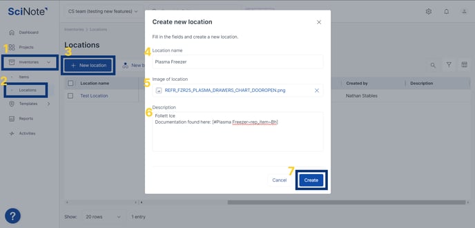 How to Create a New Location