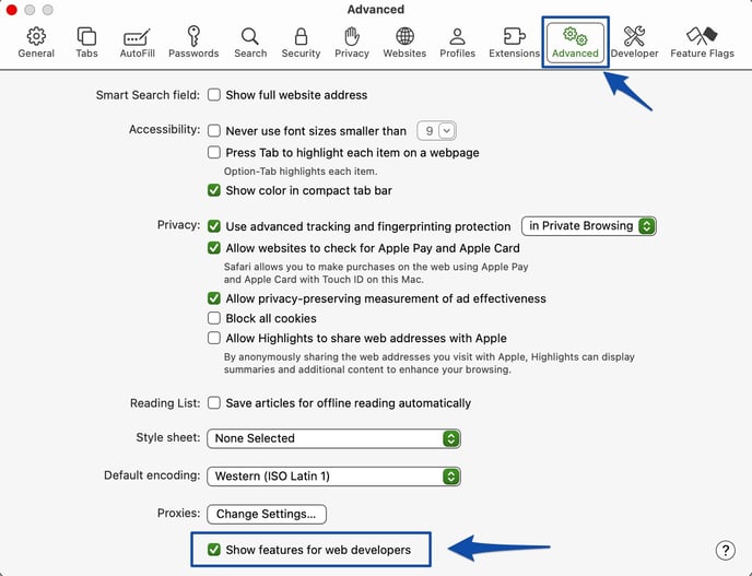 Safari Developer Tools