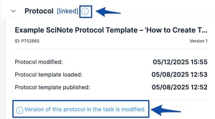 Version of Protocol on Task has been edited fromLinked Protocol Template-jpg