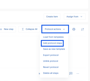 add steps