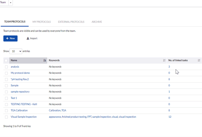 how can i see where a protocol template was used-1